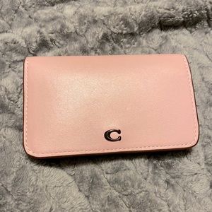 Coach Slim Card Case Carnation